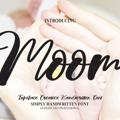 Moom | Script Font cover image.