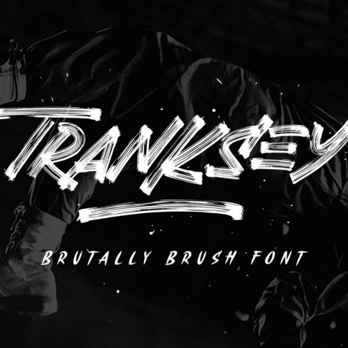 Tranksey - Brush Font cover image.