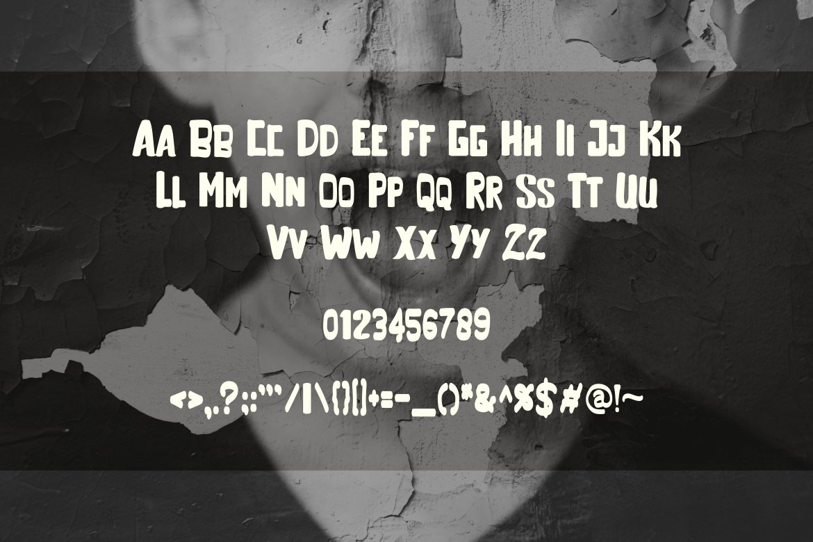 Jamdani Font preview image.