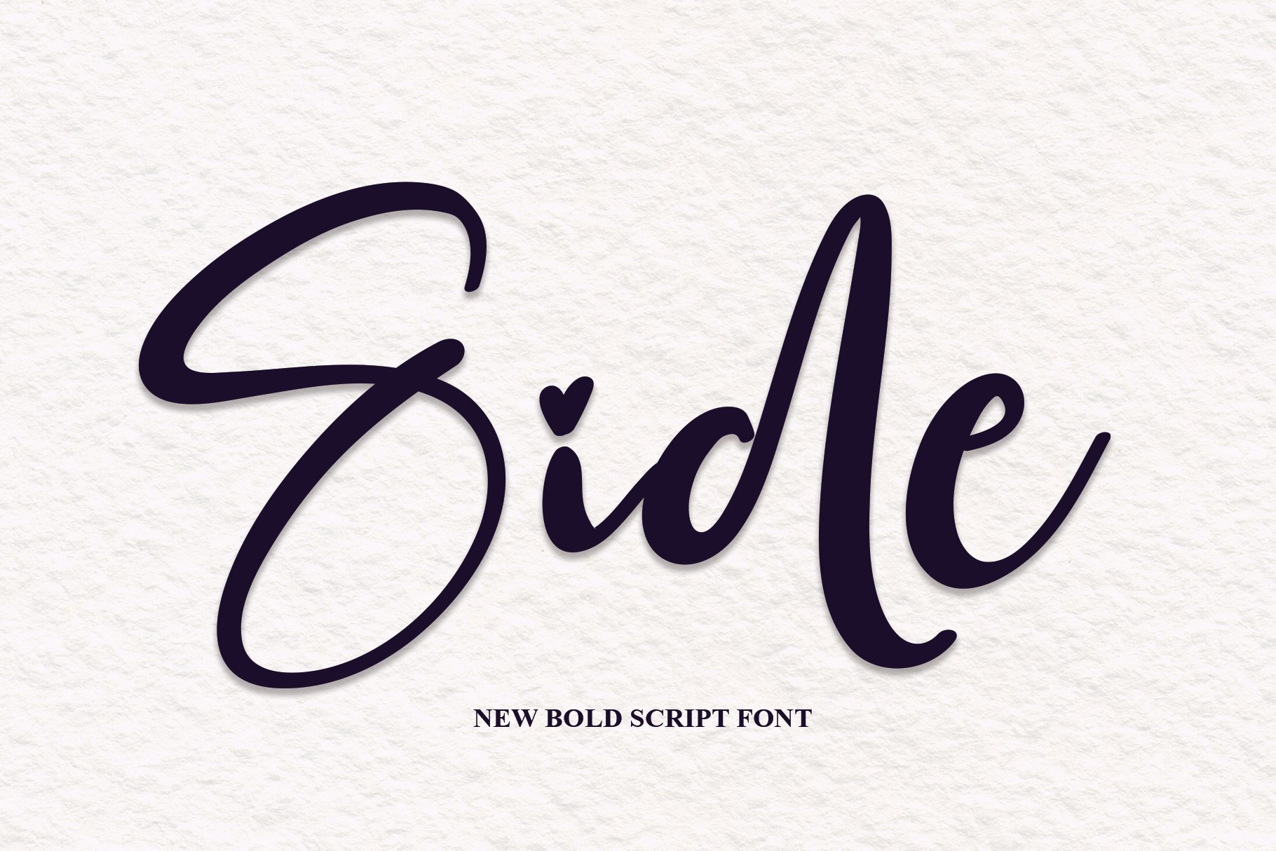 Side | Script Font cover image.