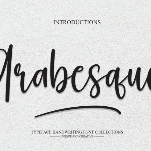 Arabesque | Script Font cover image.