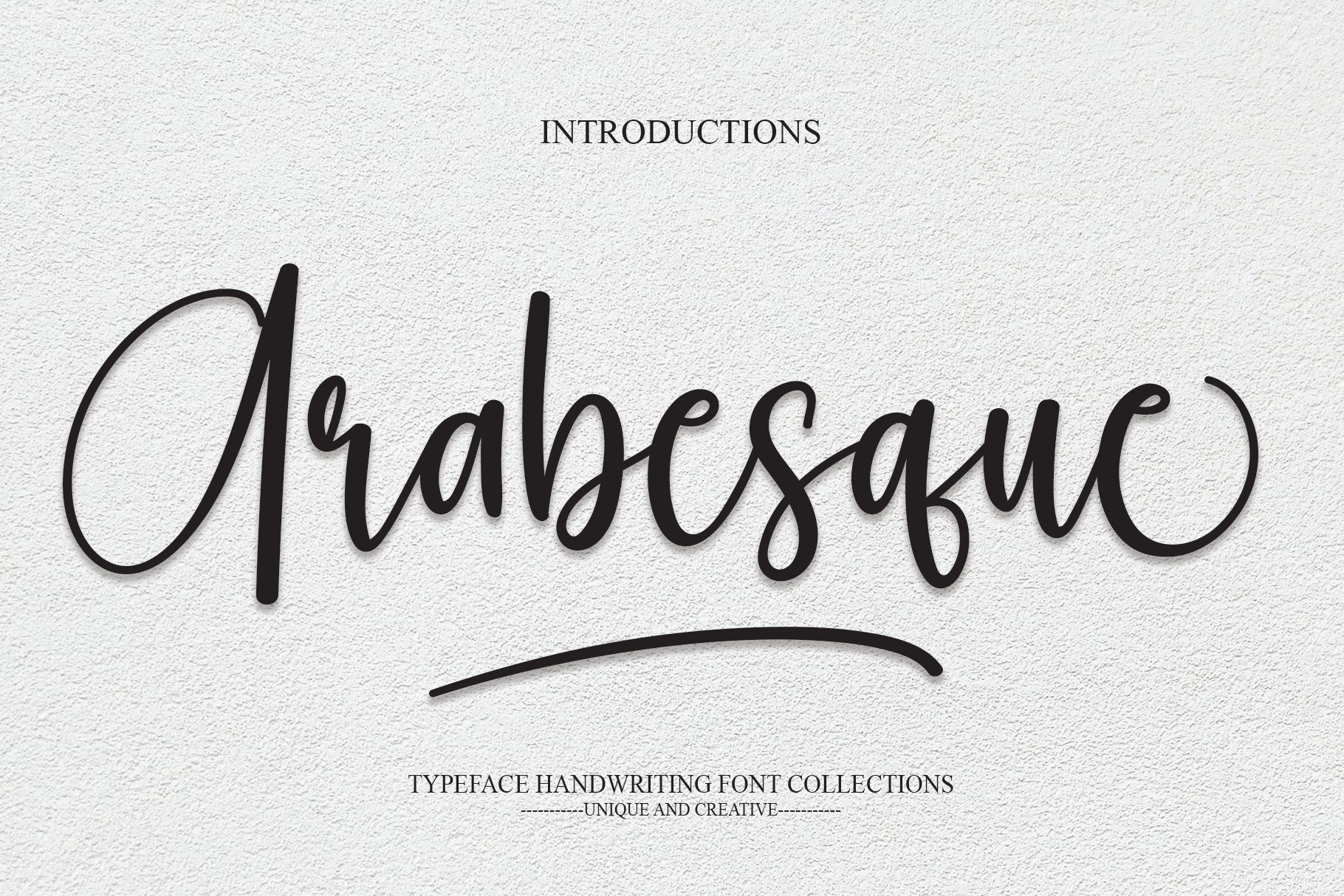 Arabesque | Script Font cover image.