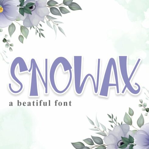 Snowax - Display Font cover image.