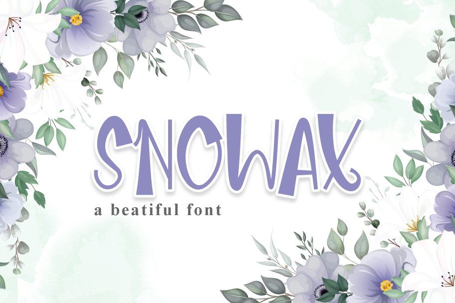 Snowax - Display Font cover image.