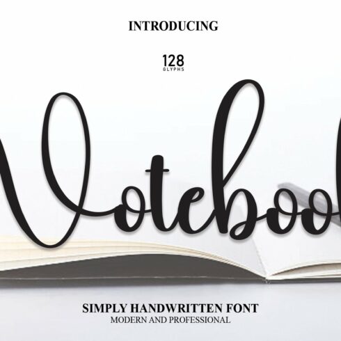 Notebook | Script Font cover image.