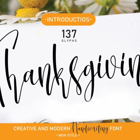 Thanksgiving | Handwriten Font cover image.