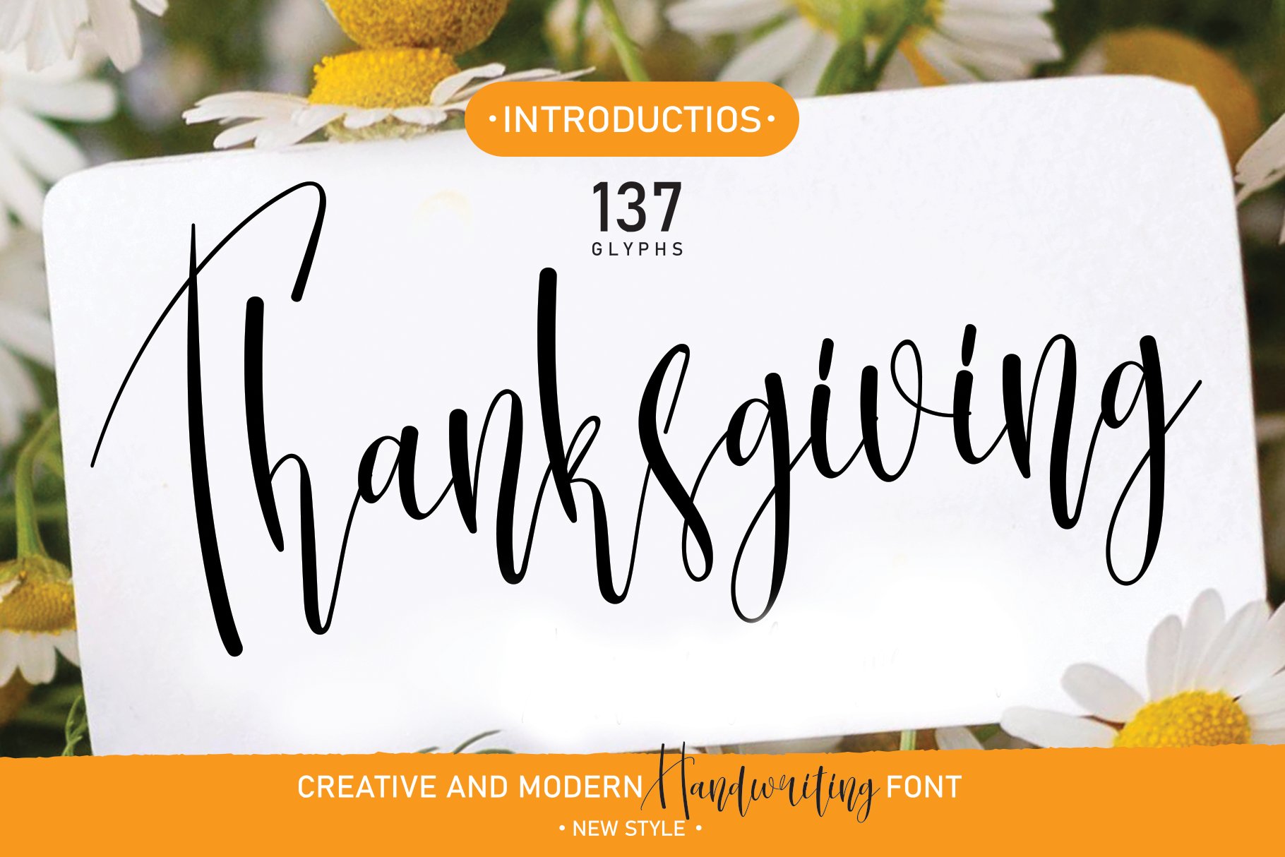 Thanksgiving | Handwriten Font cover image.