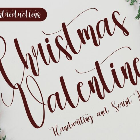 Christmas Valentine| Handwriten Font cover image.