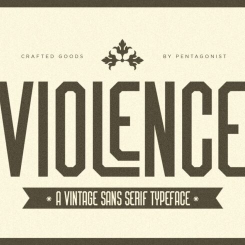 Violence | Retro Sanscover image.