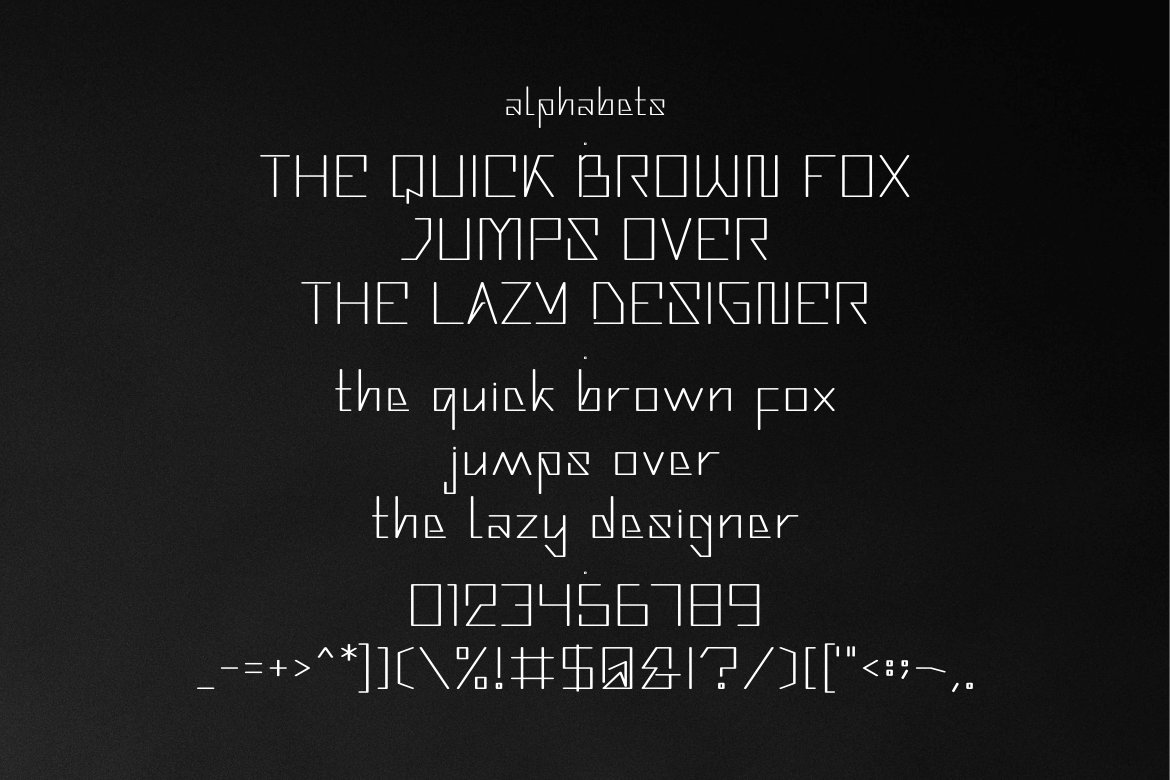 Delafronz Font preview image.