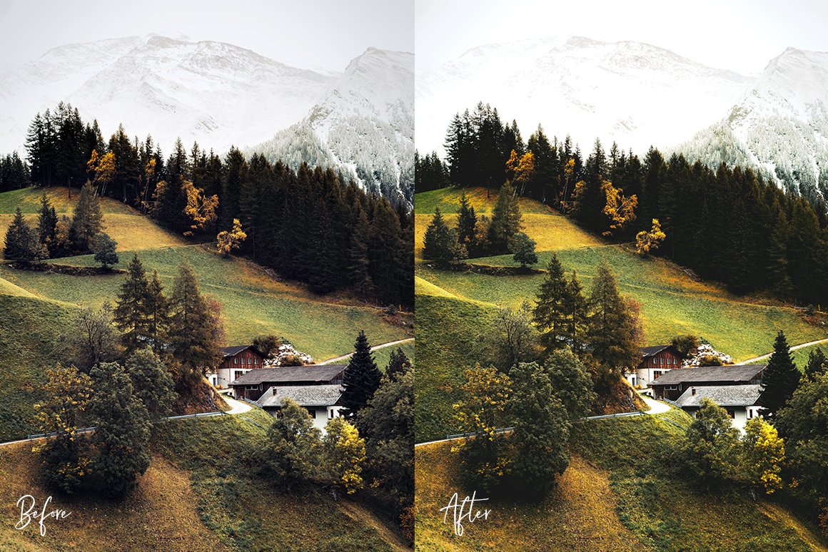 Landscape Actions | Photoshoppreview image.