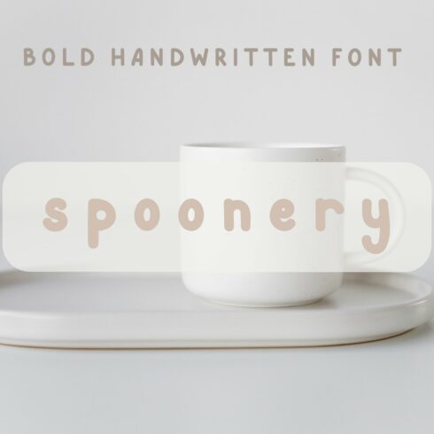 Spoonery Bold Handwritten Font cover image.