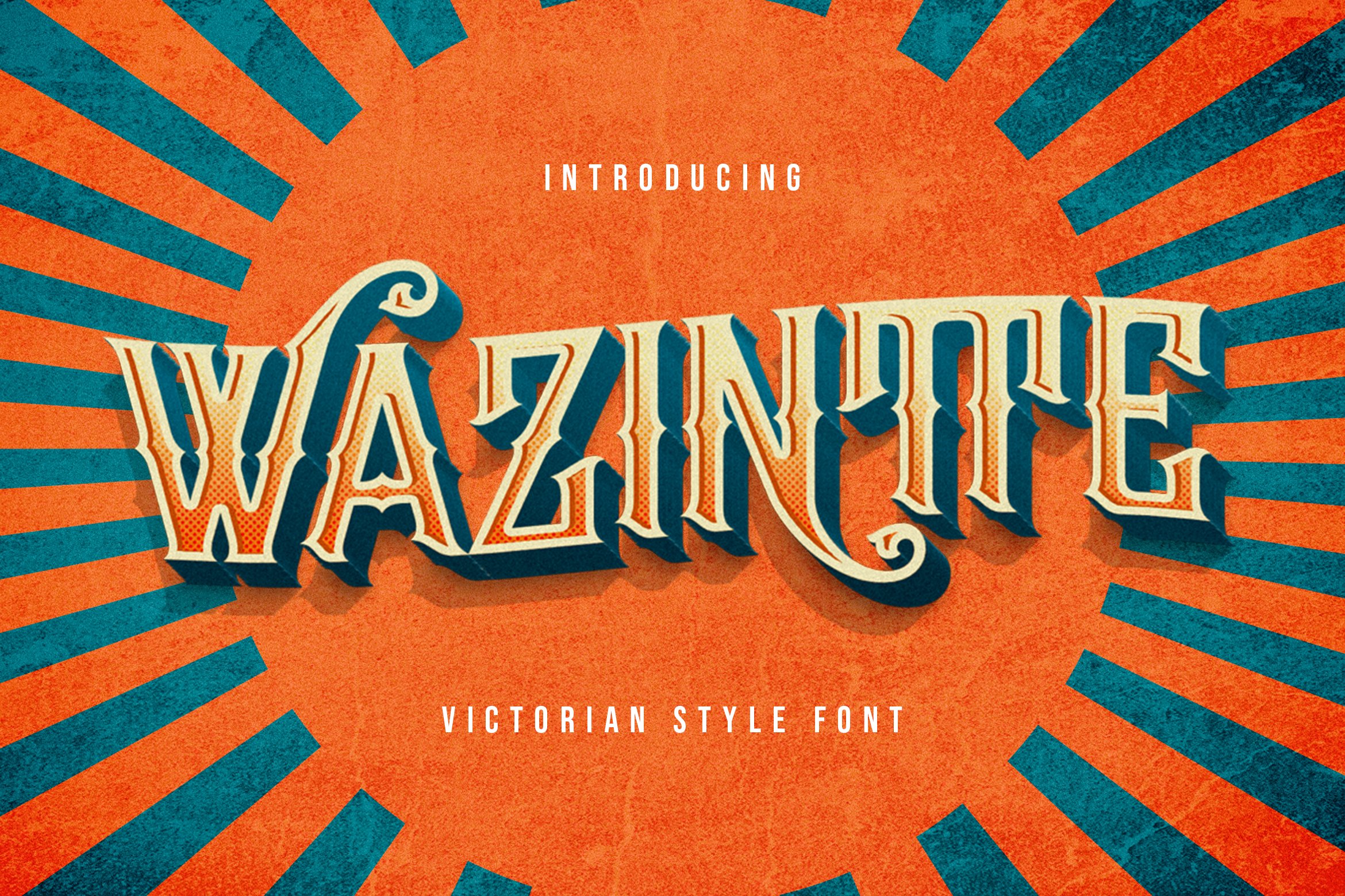Wazintte - Victorian Style Font cover image.