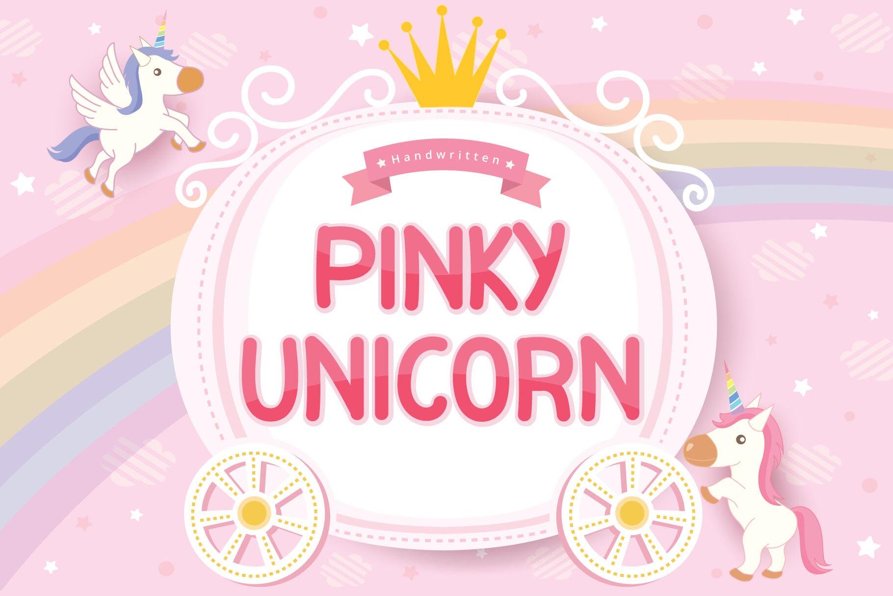 Pinky Unicorn - Display Font cover image.