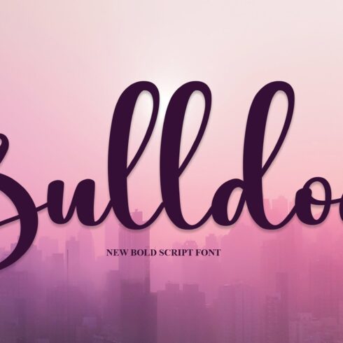 Bulldog | Script Font cover image.