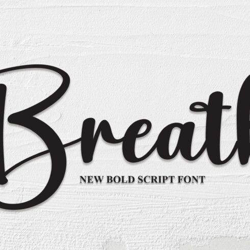 Breath | Script Font cover image.