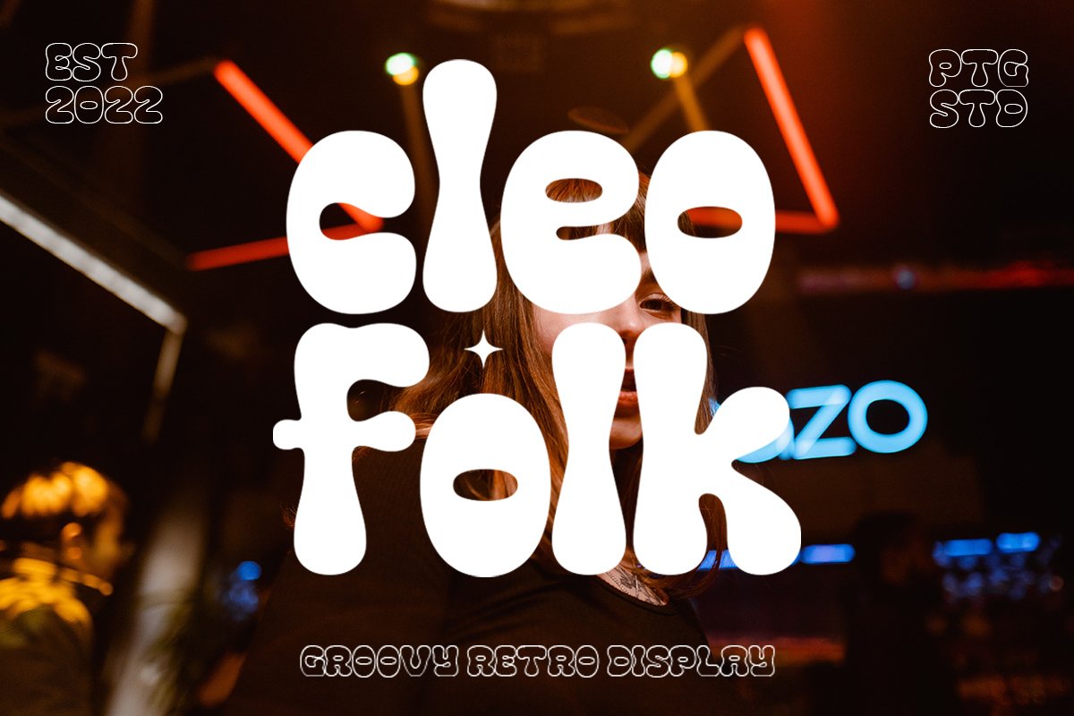 Cleo Folk | Groovy Retro Displaycover image.