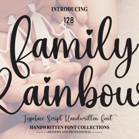 Family Rainbow | Script Font cover image.