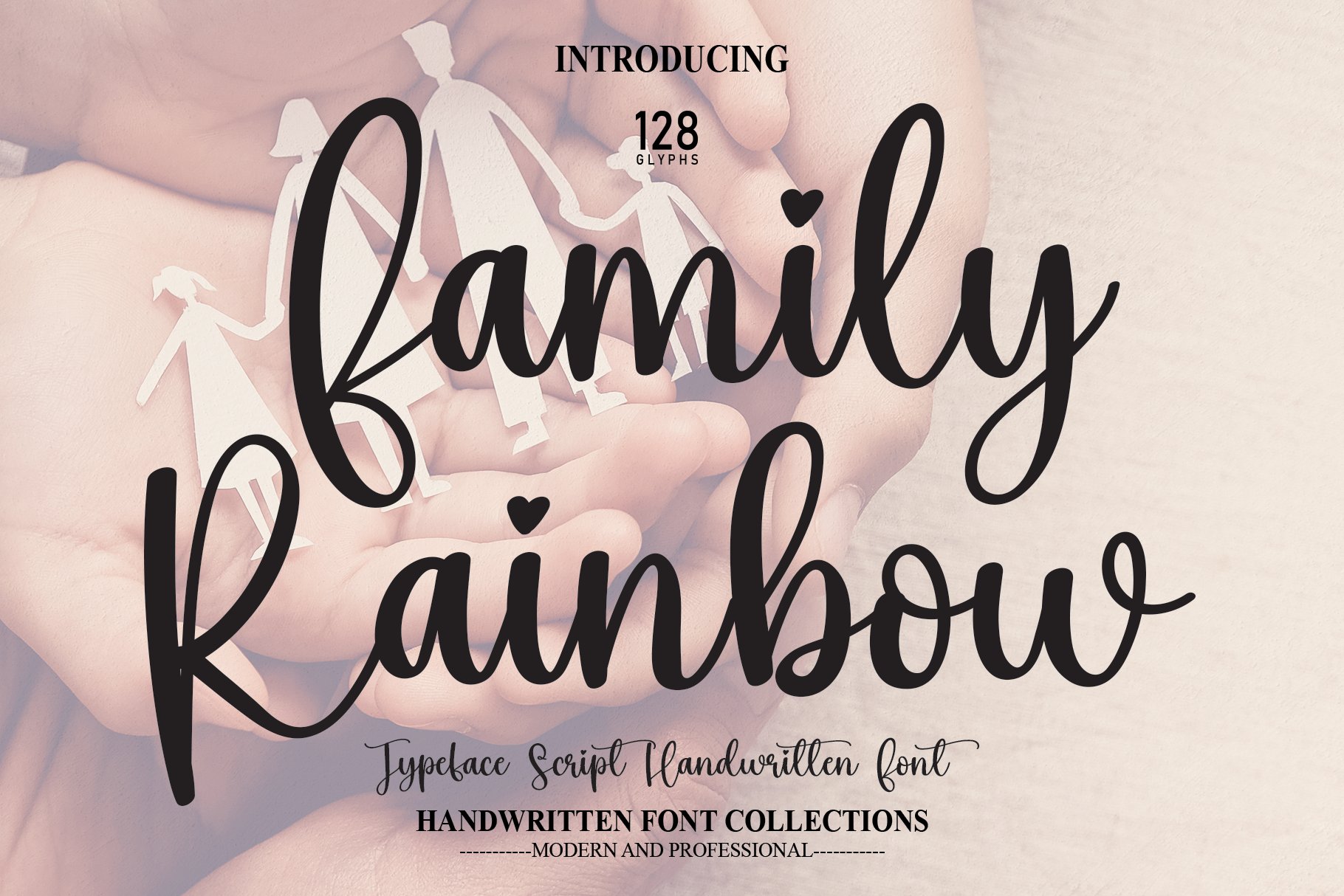 Family Rainbow | Script Font cover image.