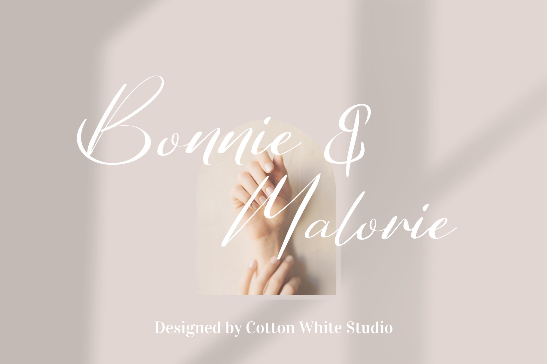Bonnie & Malorie Handwriting Font cover image.