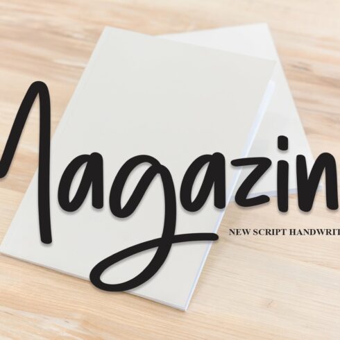 Magazine | Script Font cover image.