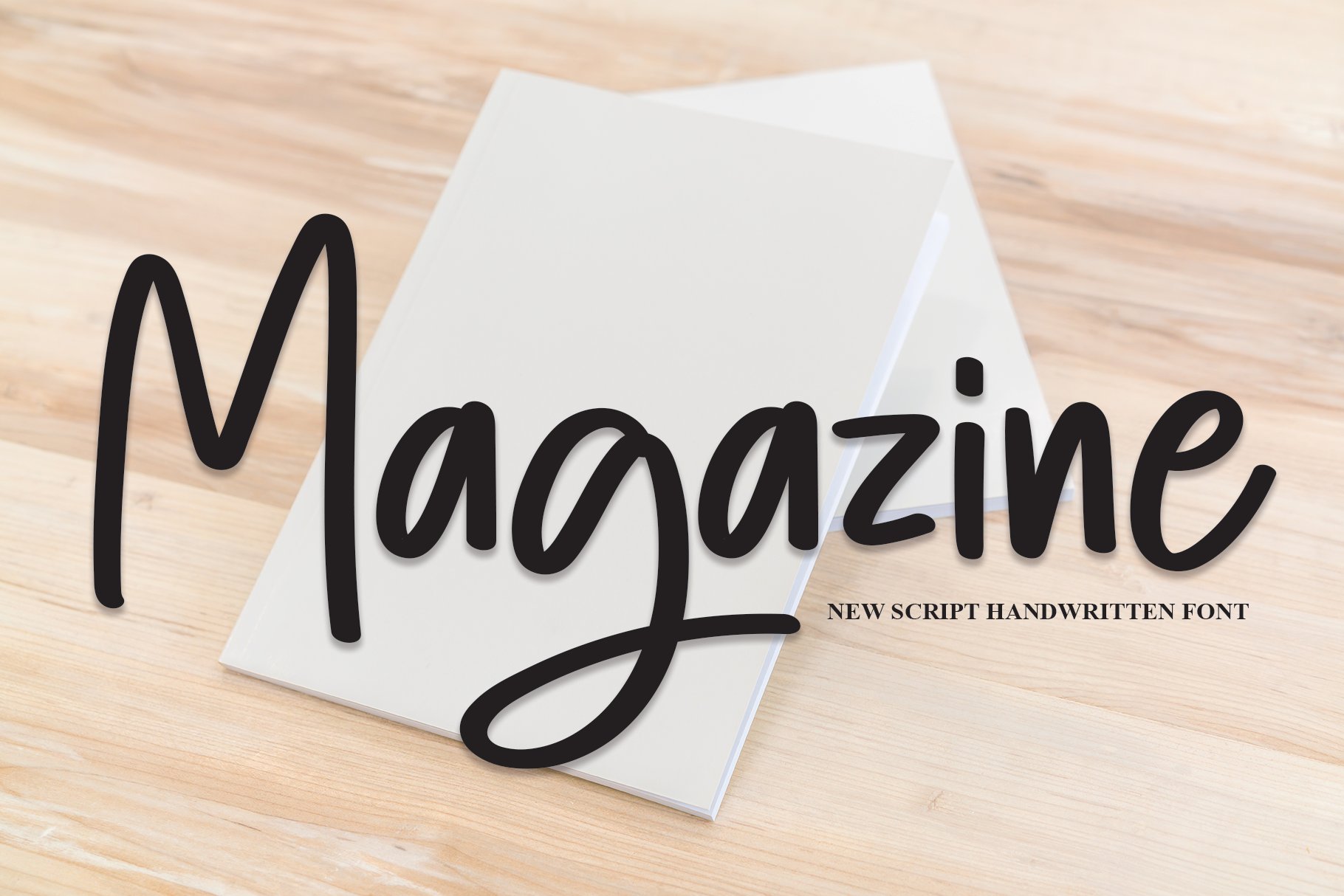 Magazine | Script Font cover image.