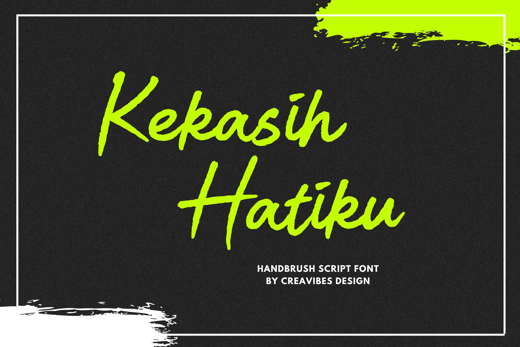 Kekasih Hatiku - Brush Script Font cover image.