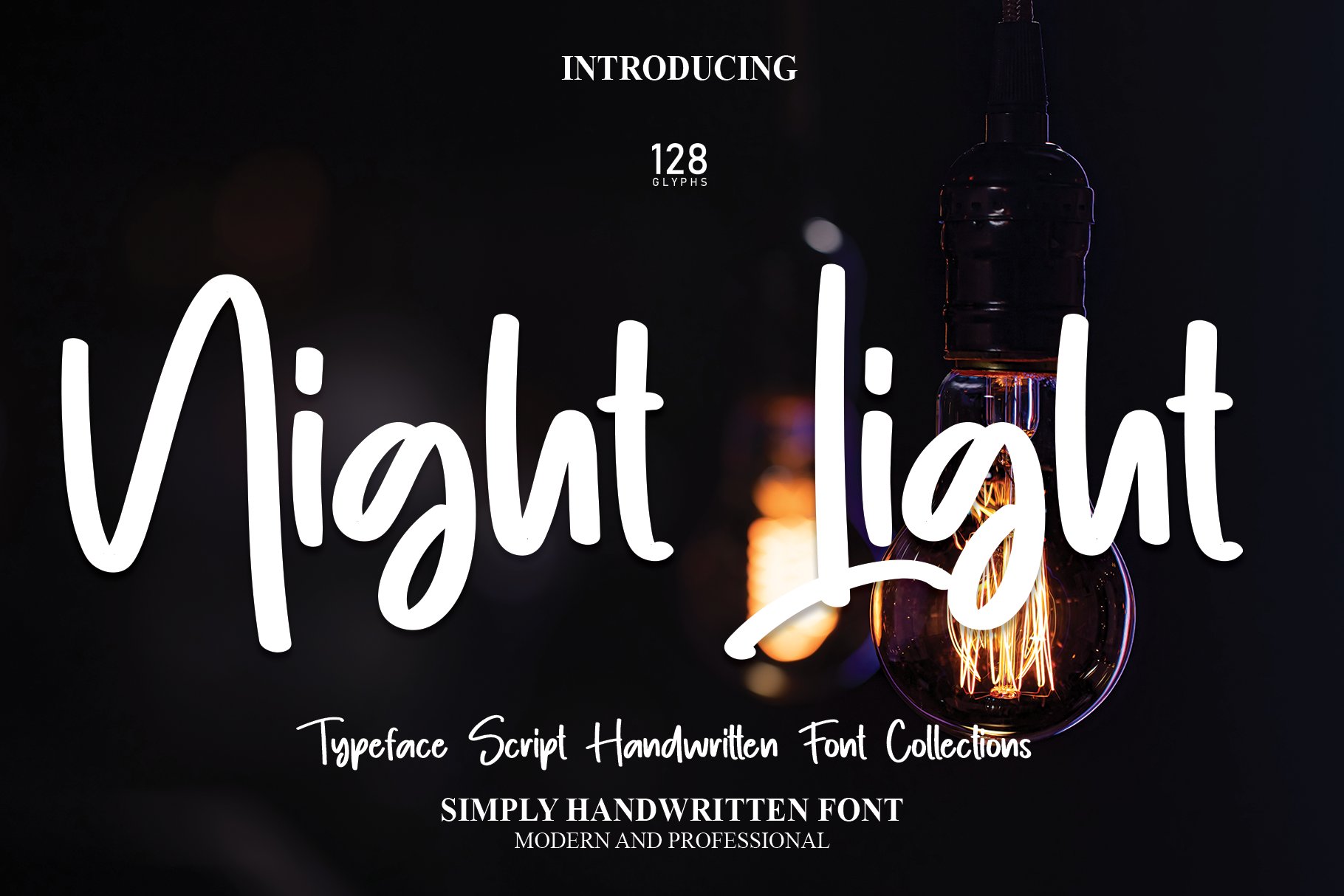 Night Light | Script Font cover image.