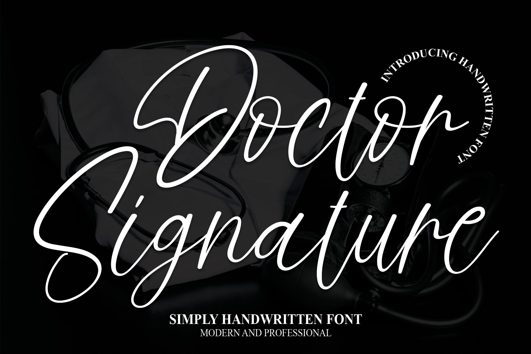 Doctor Signature | Script Font cover image.