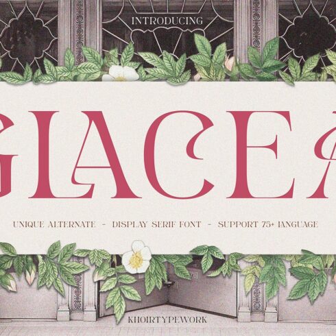 GLACEA - Display Font cover image.