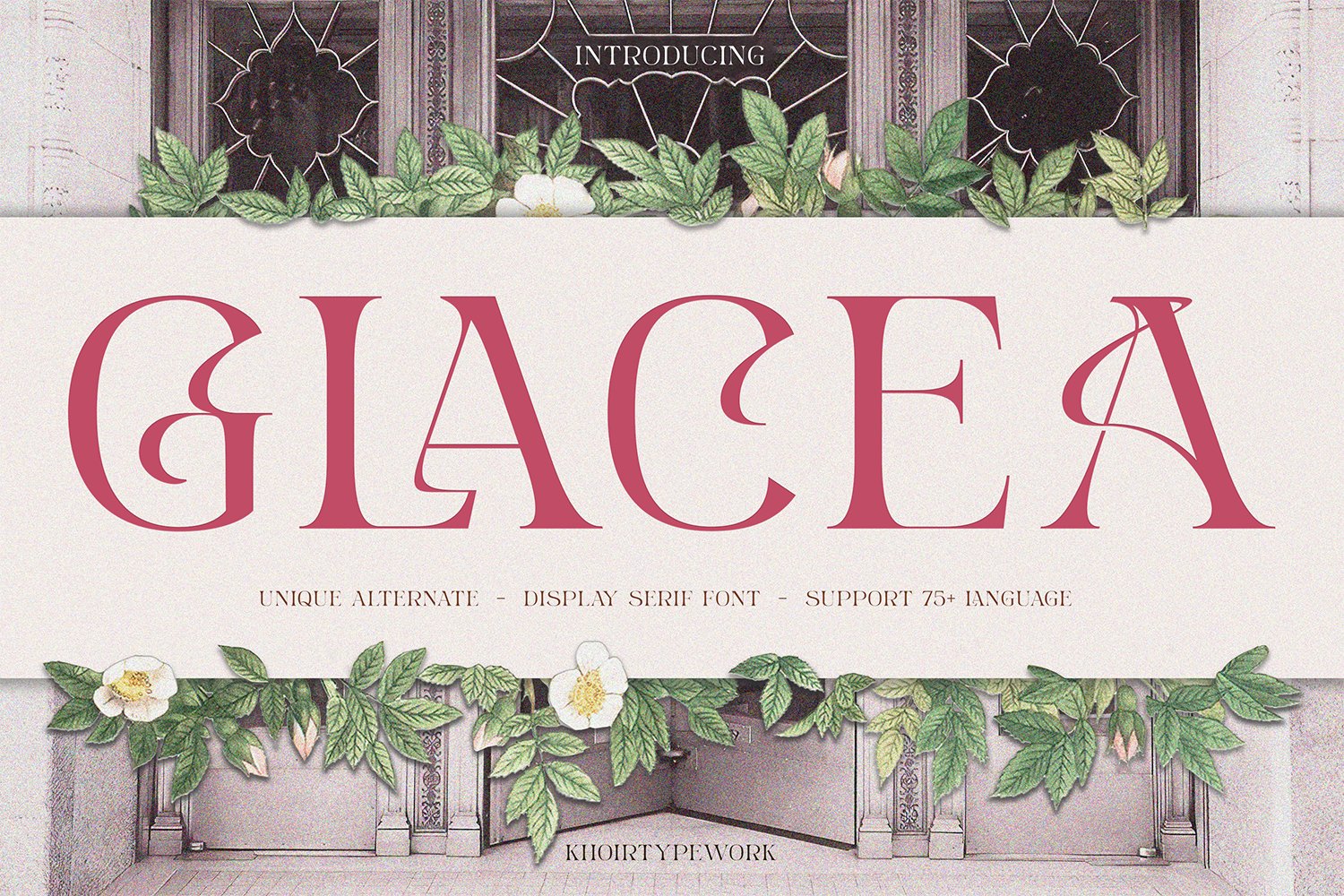 GLACEA - Display Font cover image.