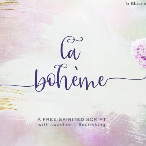 La Boheme Script cover image.