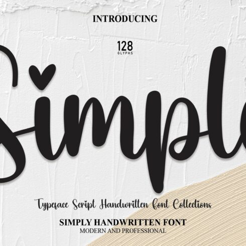 Simple | Script Font cover image.