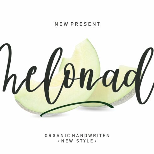 Melonade | Script font cover image.