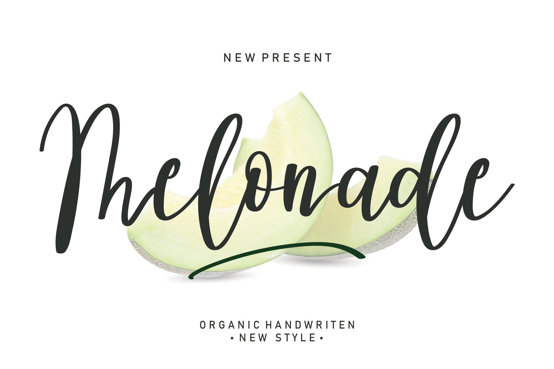 Melonade | Script font cover image.