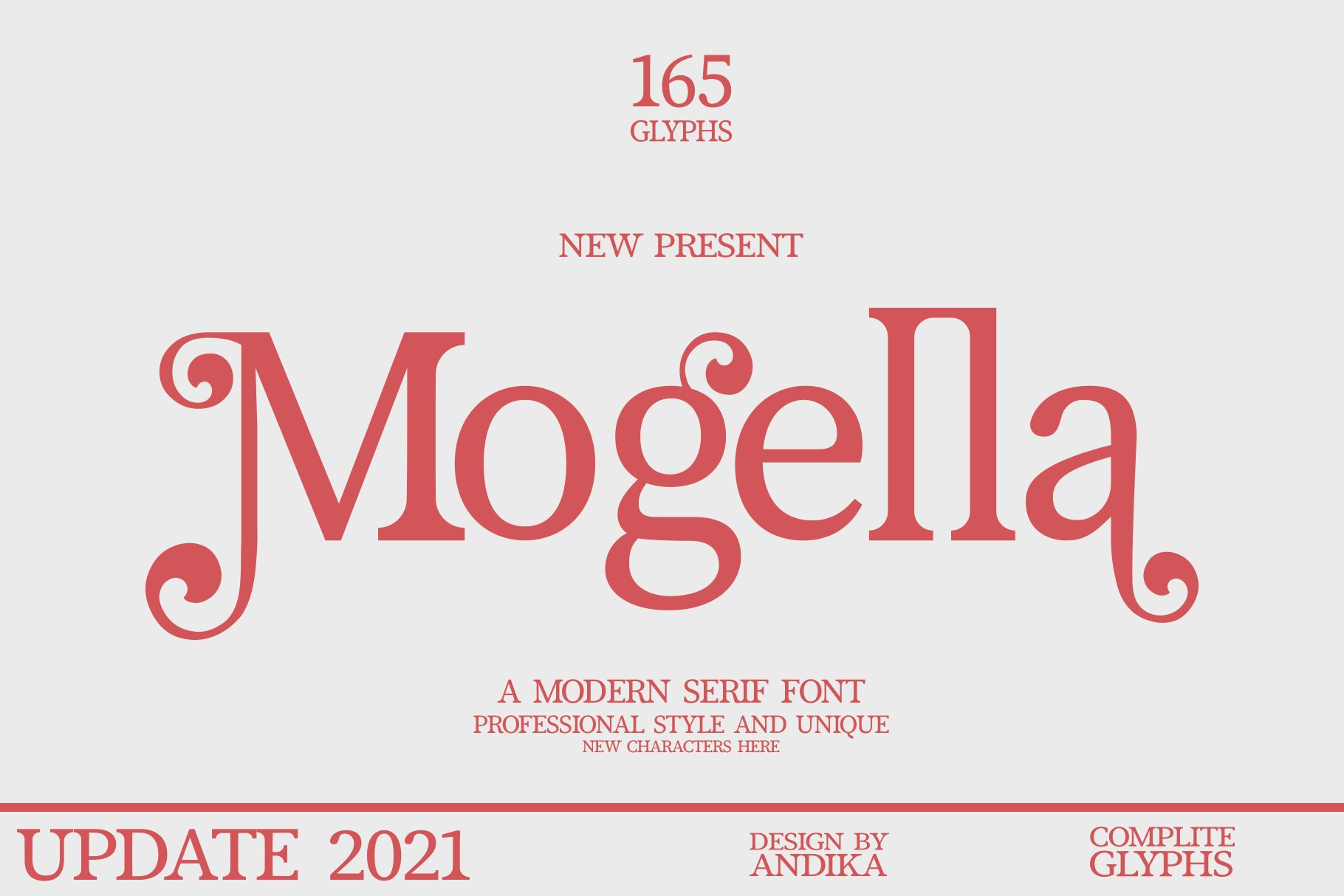 Mogella / Modern Font cover image.