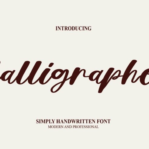 Calligrapher | Script Font cover image.