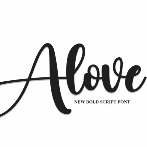 Alove | Script Font cover image.