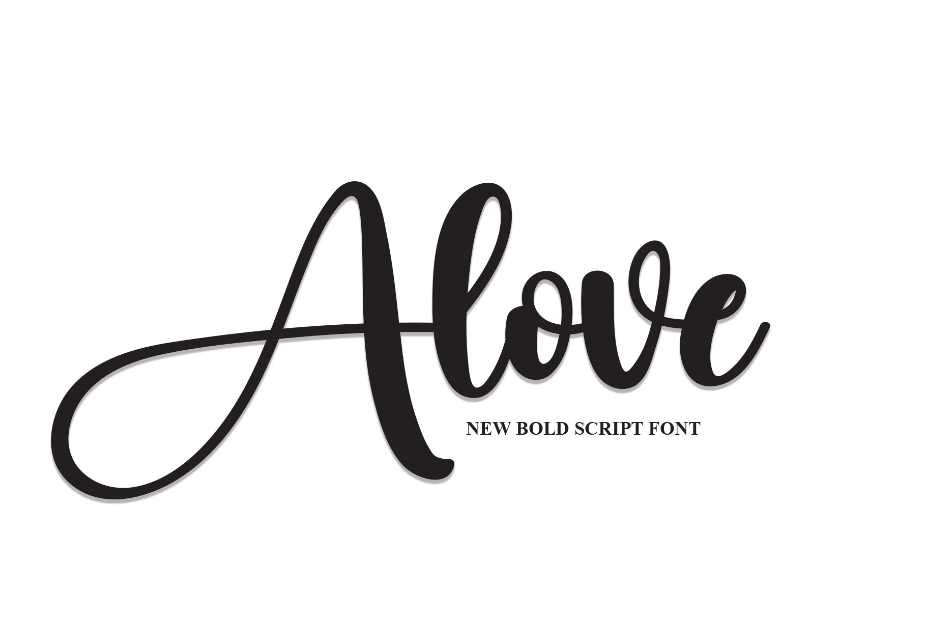 Alove | Script Font cover image.