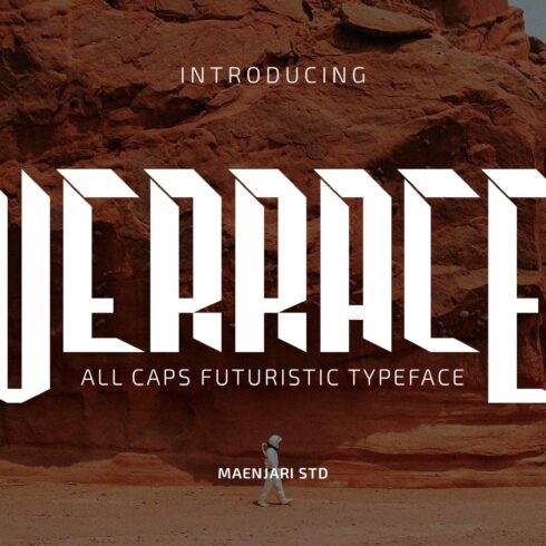 Verrace - All Caps Typeface cover image.