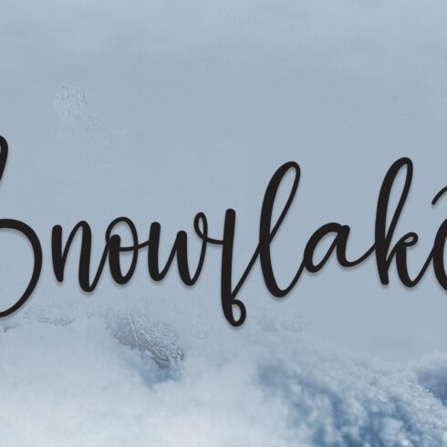 Snowflake | Script Font cover image.