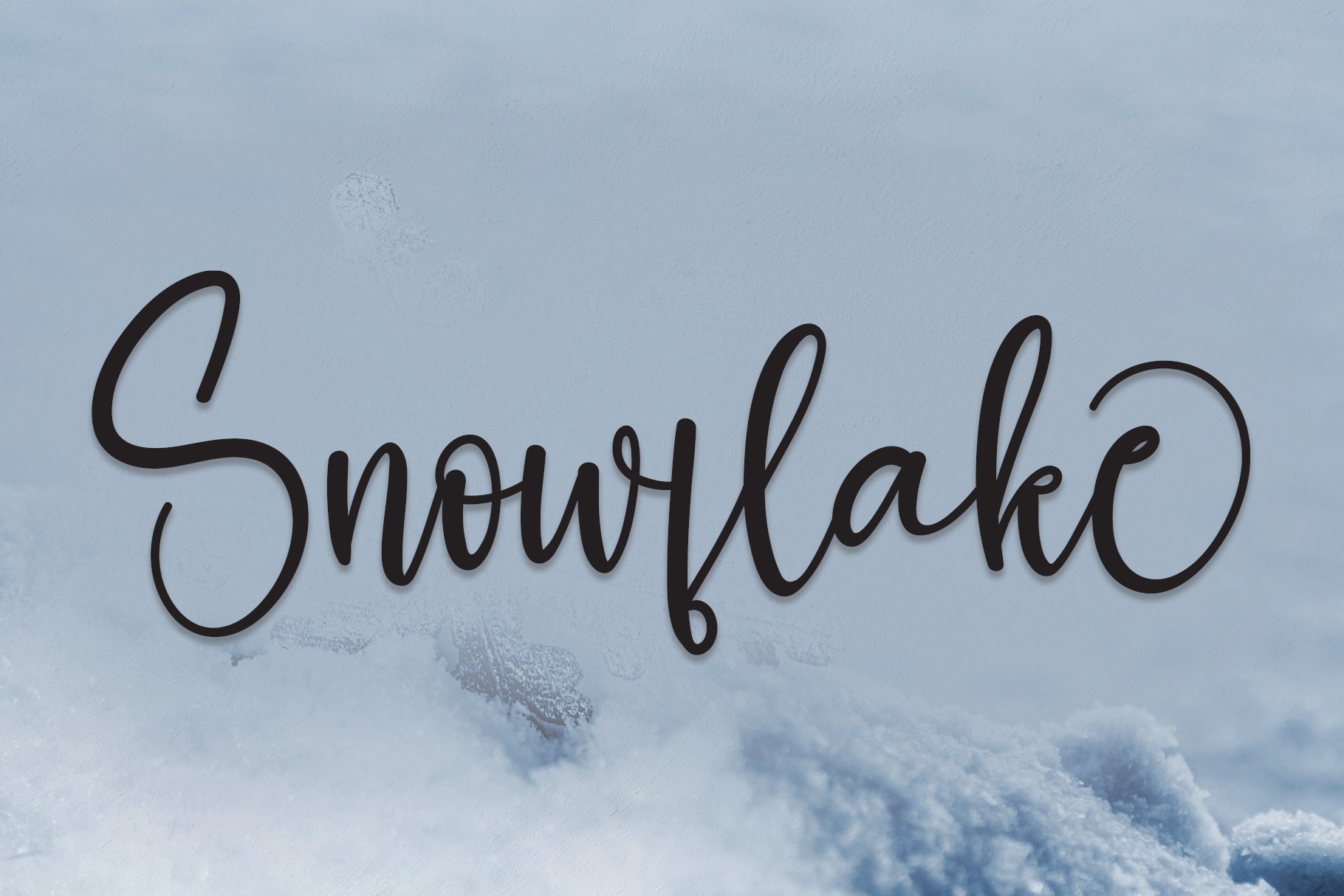 Snowflake | Script Font cover image.