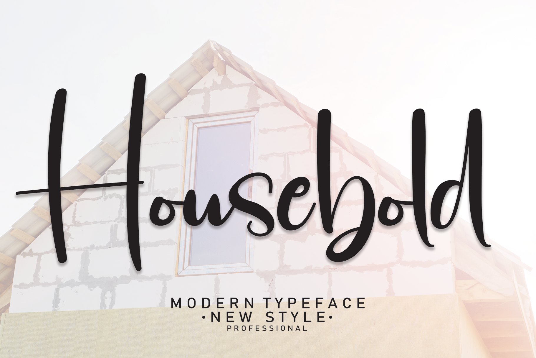 Housebold | Script Font cover image.