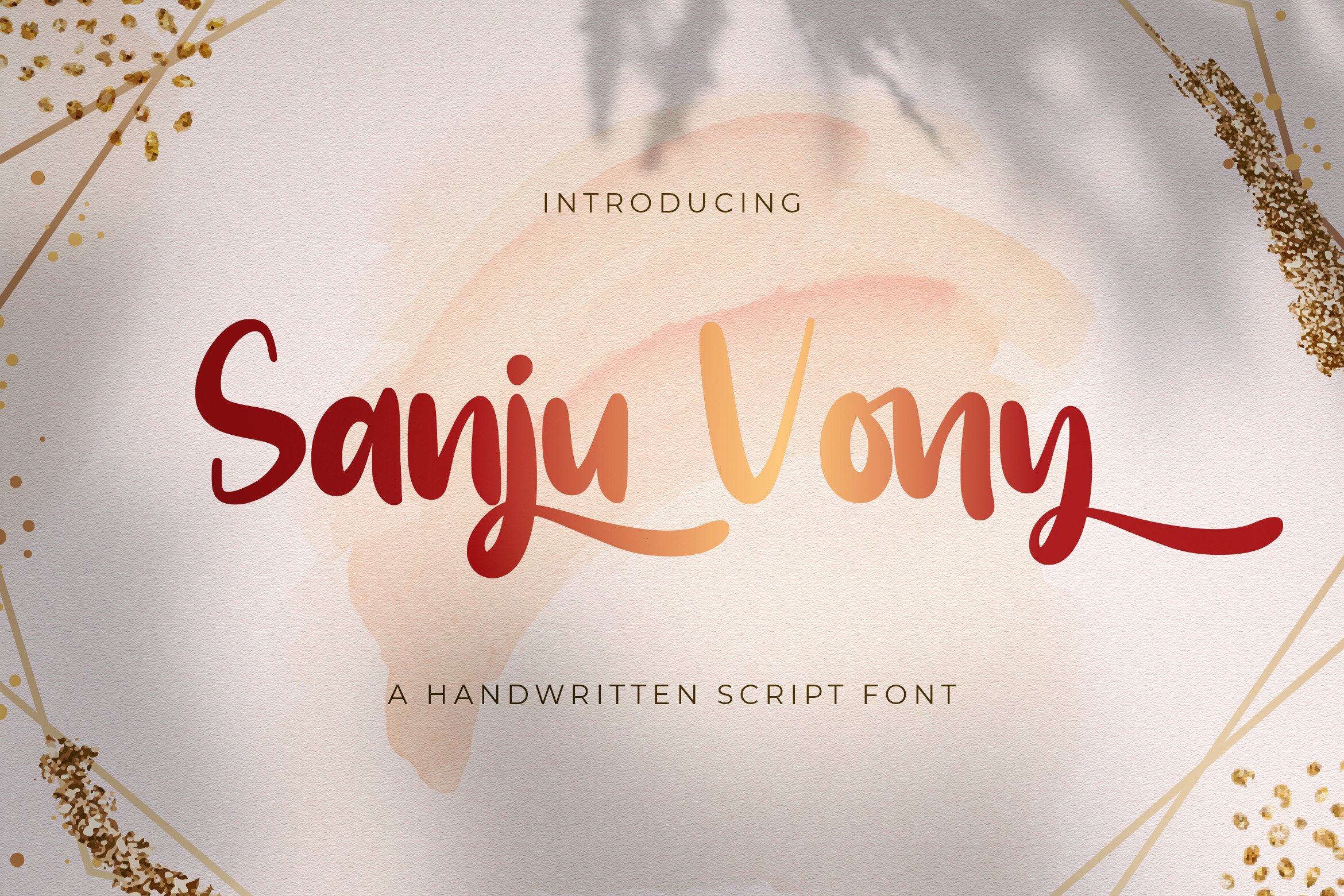 Sanju Vony - Handwritten Font cover image.