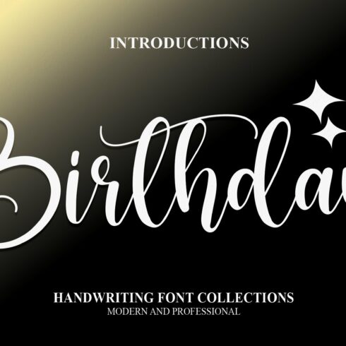 Birthday | Script Font cover image.