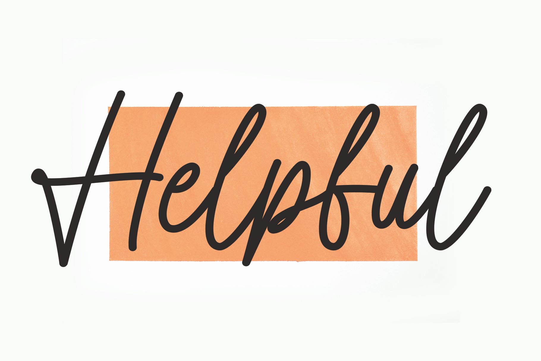 Helpful | Script Font cover image.