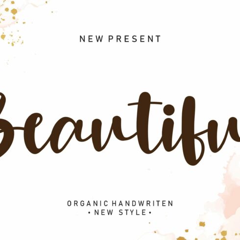 Beautiful | Script font cover image.