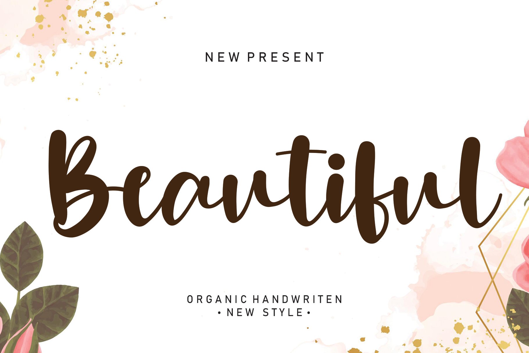 Beautiful | Script font cover image.