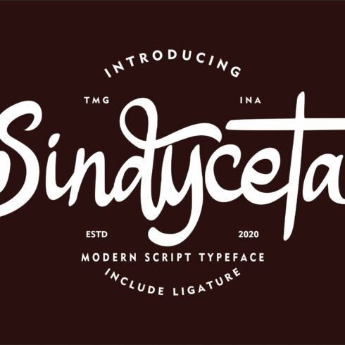 Sindyceta Modern Script cover image.