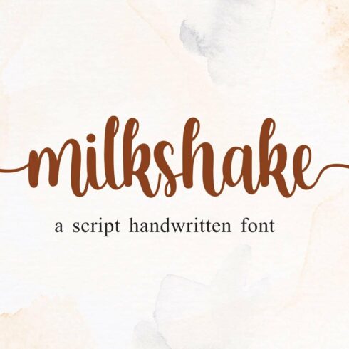 Milkshake cover image.